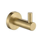 DG-5053-1 Brushed Gold Robe Hook – Modern, luxury wall-mounted hook for towels and robes in brushed gold finish.