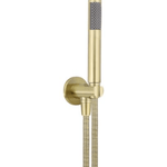 DGB-1042 Brushed Gold Shower Handpiece on Bracket – Modern Handheld Showerhead with Luxurious Gold Finish