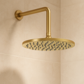 Marbella Brushed Gold Shower Head 250mm