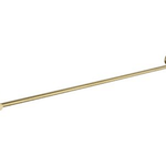 DG-5024 Brushed Gold Single Towel Rail – 600mm wall-mounted towel rail for modern bathrooms.