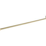 DG-5024 Brushed Gold Single Towel Rail – 600mm wall-mounted towel rail for modern bathrooms.