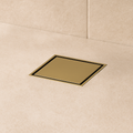 Marbella Brushed Gold Tile Insert Floor Waste