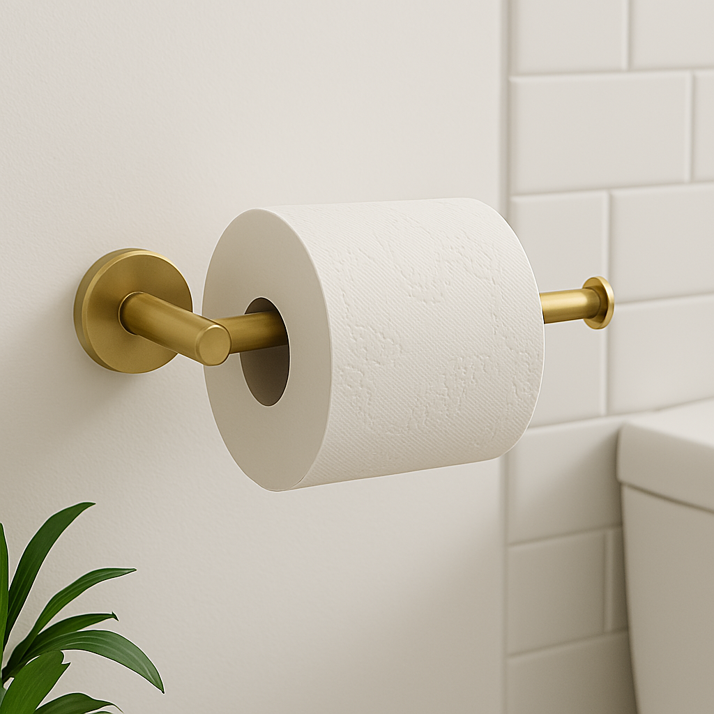 Marbella Brushed Gold Towel Holder