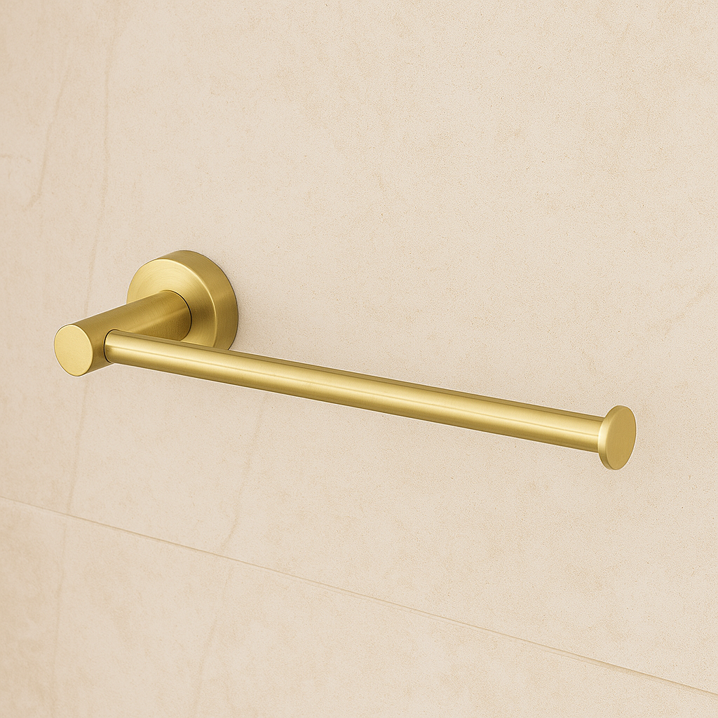 Marbella Brushed Gold Towel Holder