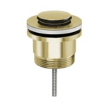 DGP47-L Brushed Gold Universal Pop-Up – High-quality universal pop-up sink drain with brushed gold finish for modern bathroom style.