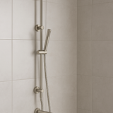 Valencia Brushed Nickel Dual Shower with Diverter