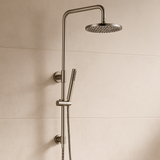 Valencia Brushed Nickel Dual Shower with Diverter