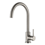 BNA-70K Brushed Nickel Kitchen/Laundry Mixer with 35mm cartridge, sleek modern design, 359mm mixer height, spout 291mm(H) * 192mm(D).