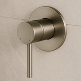 Valencia Brushed Nickel Round Wall Mixer
