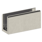Brushed Nickel Shower Glass Clamp JD-M458PS – Durable and modern clamp for glass panels in frameless shower enclosures.