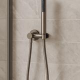 Valencia Brushed Nickel Shower Handpiece on Bracket