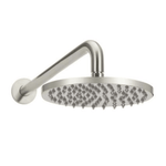 Brushed Nickel Showerhead BNH-2001 – 200mm showerhead with a 300mm arm, providing efficient and luxurious showering experience.