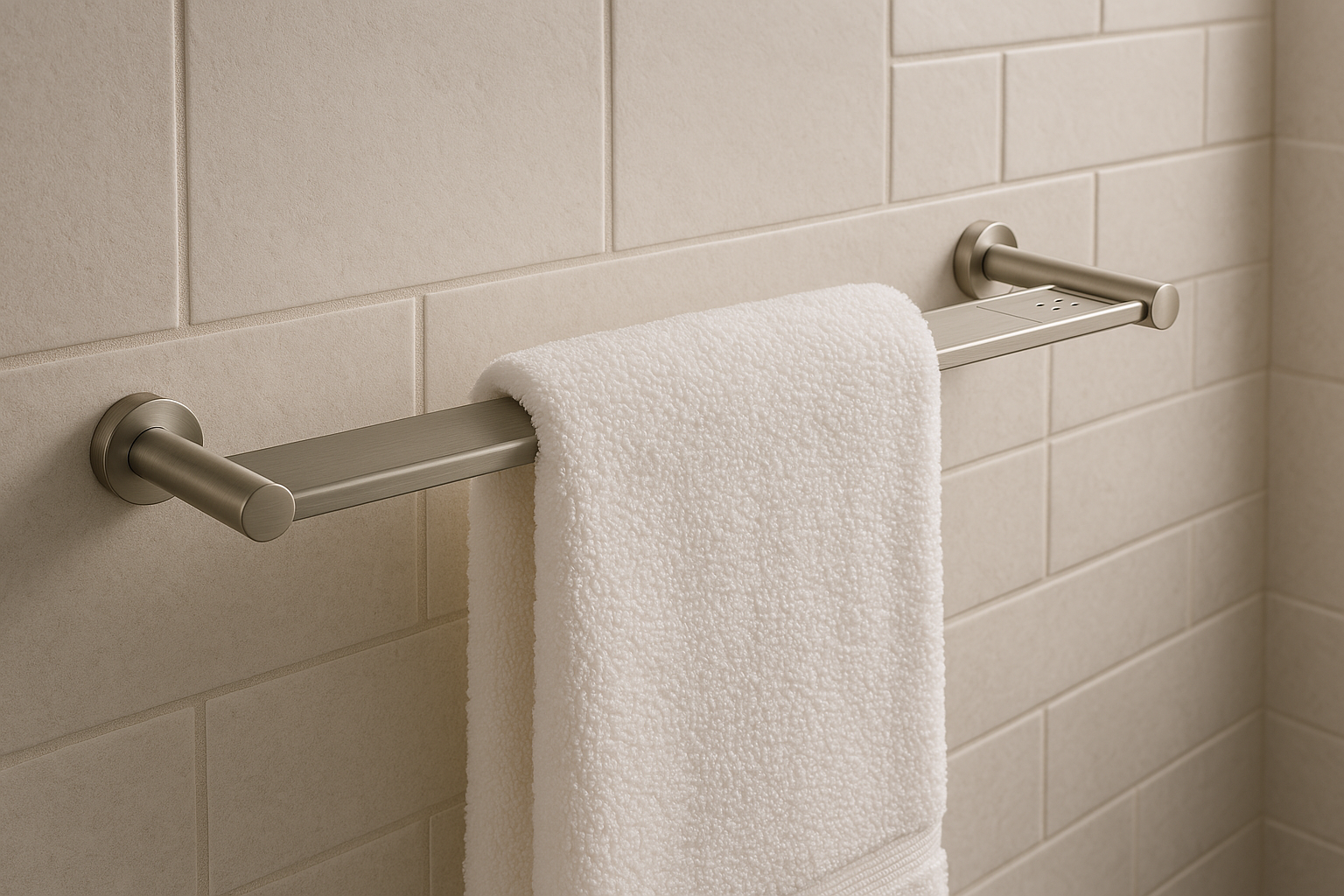 Valencia Brushed Nickel Stainless Steel Shelf