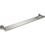 Brushed Nickel Stainless Steel Shelf BN-5090-2 – 600mm x 96mm wall-mounted shelf for modern bathroom and kitchen storage.
