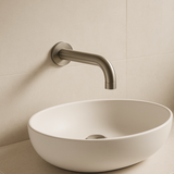 Valencia Brushed Nickel Wall Spout