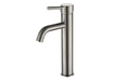 Brushed Nickel Tall Basin Mixer BNA-70Q – 319mm mixer with 35mm cartridge and WELS 5-star water efficiency for modern bathrooms.