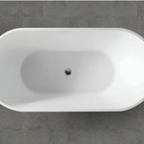 Charming Freestanding Bath – Elegant Slim Edge Acrylic Bathtub (1500mm / 1600mm / 1700mm)