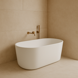 Charming Freestanding Bath – Elegant Slim Edge Acrylic Bathtub (1500mm / 1600mm / 1700mm)