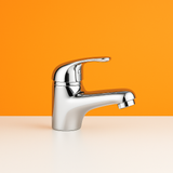 Solid Handle Basin Mixer 35mm cartridge
