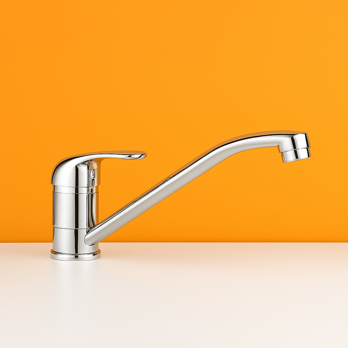 Solid Handle Kitchen Mixer 35mm cartridge