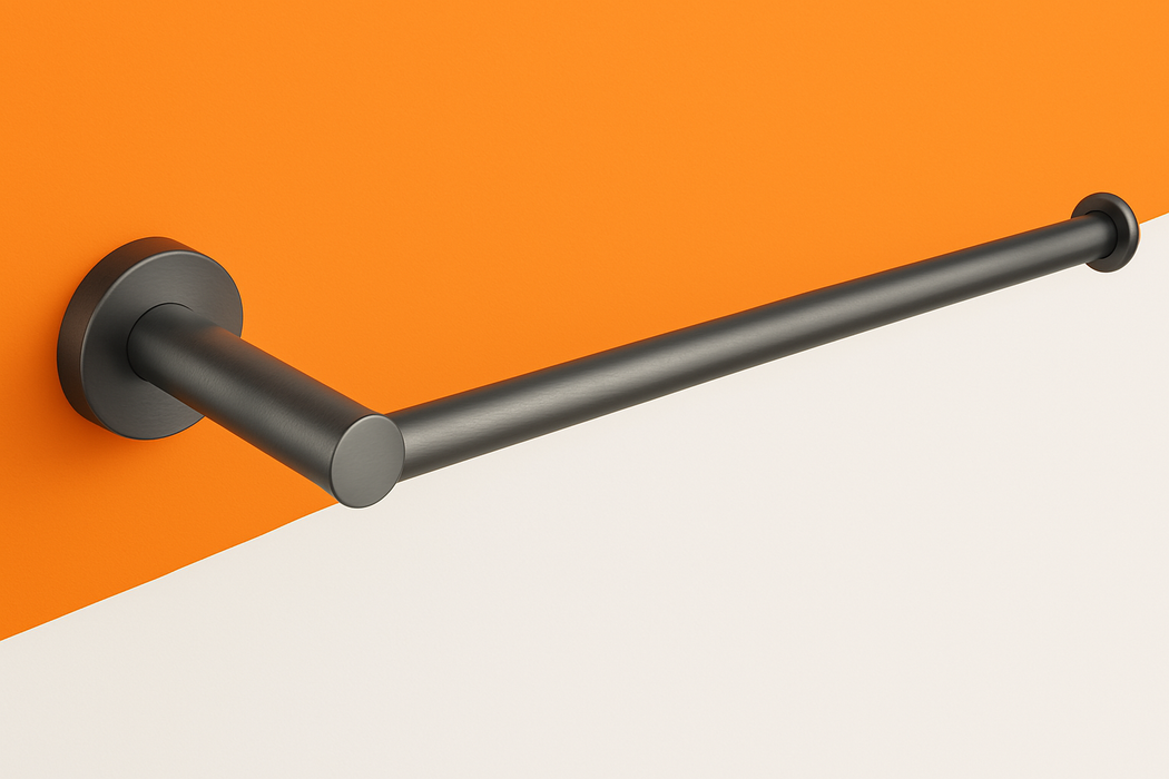 Gunmetal Towel Holder