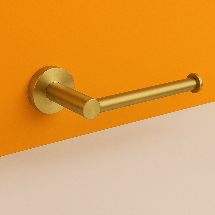 Brushed Gold Toilet Paper Holder
