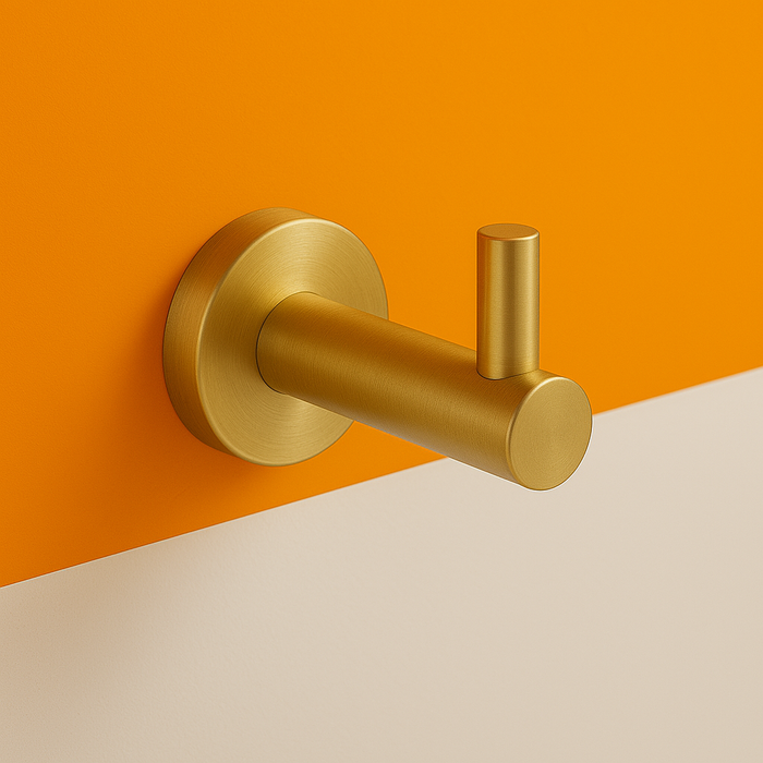 Brushed Gold Robe Hook