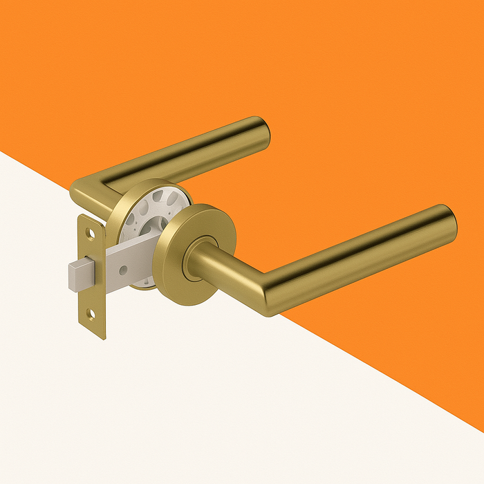 Brushed Gold Door Handle