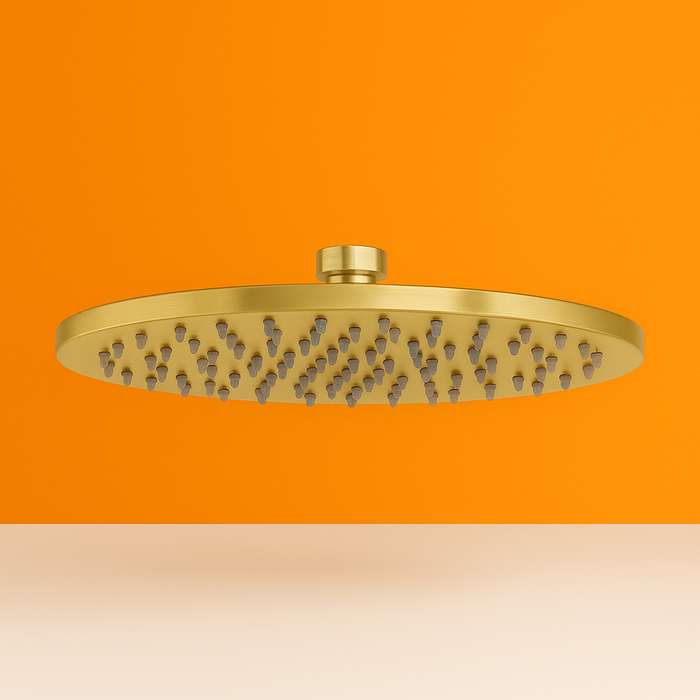 Brushed Gold Shower Head