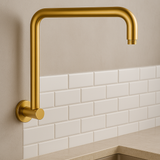Brushed Gold Wall Mounted Arm