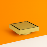 Brushed Gold Tile Insert Floor Waste