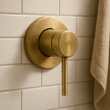 Brushed Gold Wall Mixer
