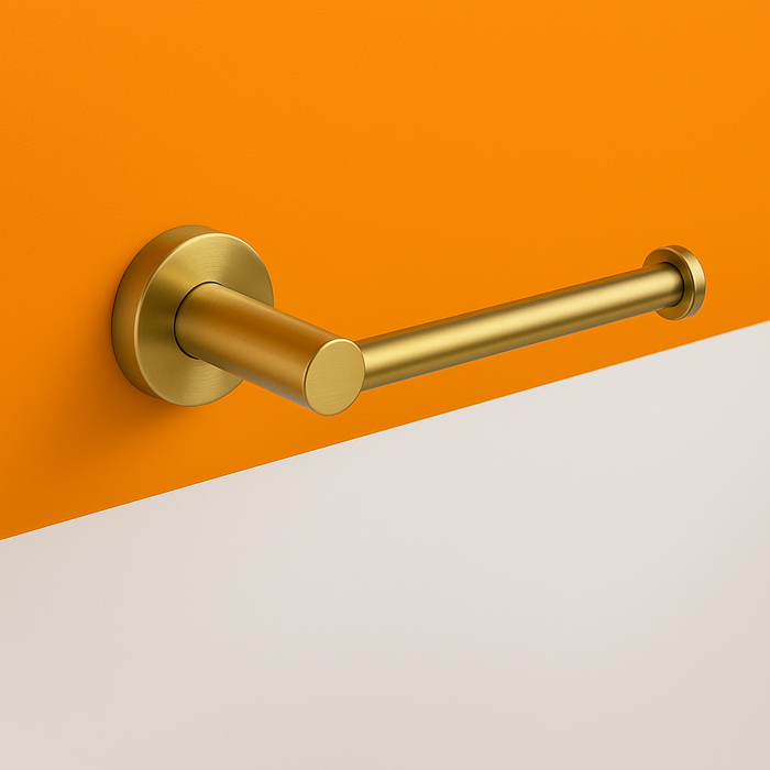 Brushed Gold Toilet Roll Holder