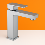 Chrome Square Basin Mixer