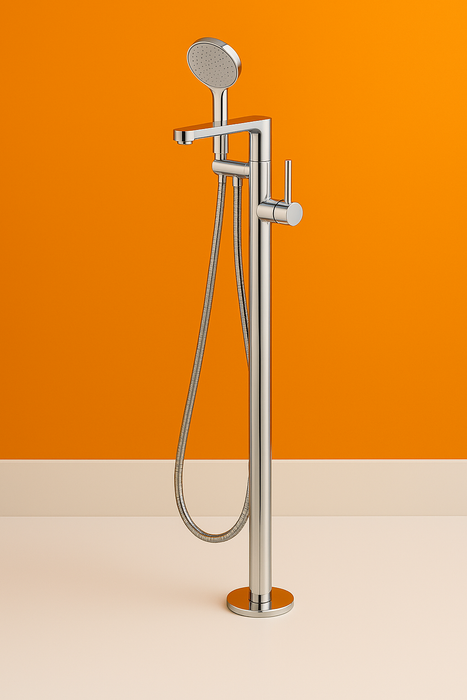 Round Floor Mixer Set