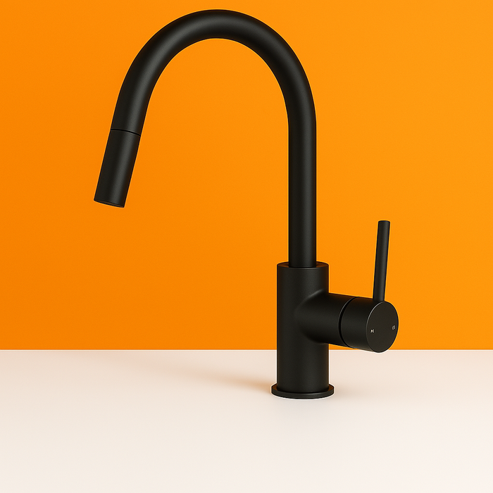Black Pull Out Kitchen Mixer