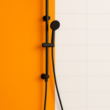 Black Round One Function Shower Unit