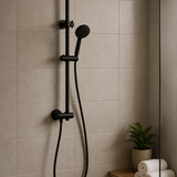 Black Round One Function Shower Unit