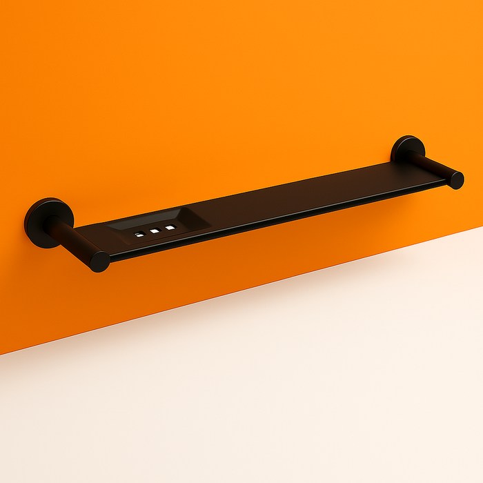 Black Metal Shelf
