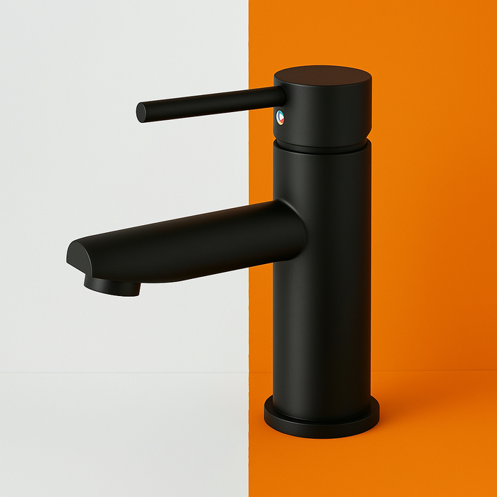Black Round Basin Mixer