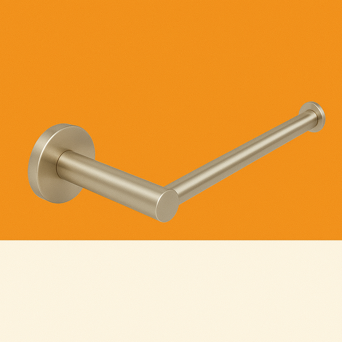 Brushed Nickel Toilet Paper Holder