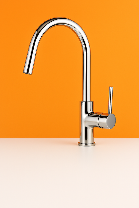 Round Kitchen Mixer 40mm cartridge