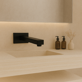 Black Rectangular Bath Spout