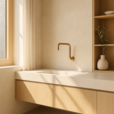 Brushed Gold Wall Mounted Arm