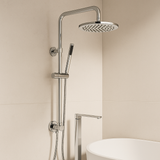 Chrome Round Shower Unit