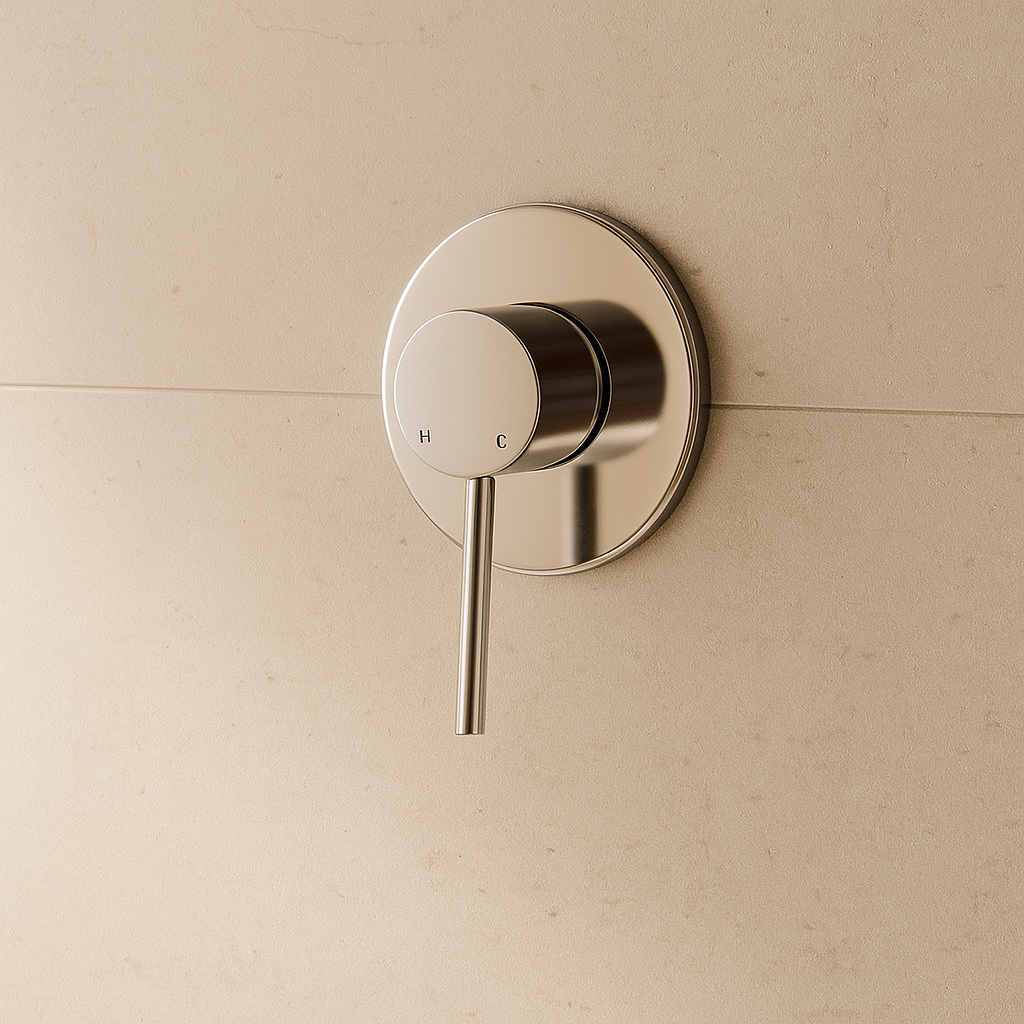 Chrome Round Wall Mixer