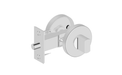 Chrome Door Lock JD-MH601P – Modern, durable chrome lock for doors with secure mechanism and minimalist design.