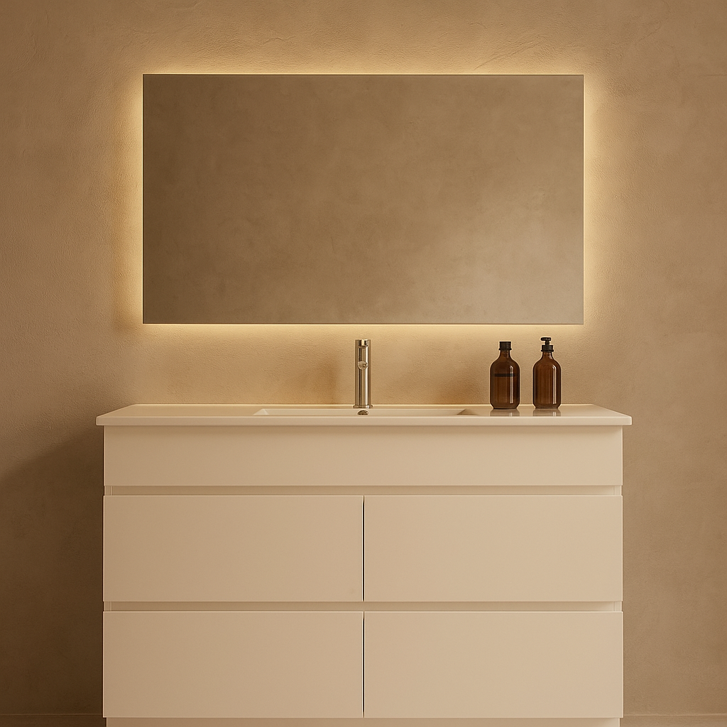 Core 1200DW Freestanding Vanity 460mm – Gloss White Finish with Soft Close Drawers