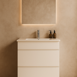 Core 600W Freestanding Vanity 460mm – Gloss White Finish with Soft Close Drawers