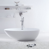 Delight 1780mm Freestanding Bath – Luxurious Deep Oval Tub in Gloss Finish